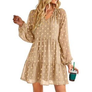 NWT Cute Gold Summer Dress Casual